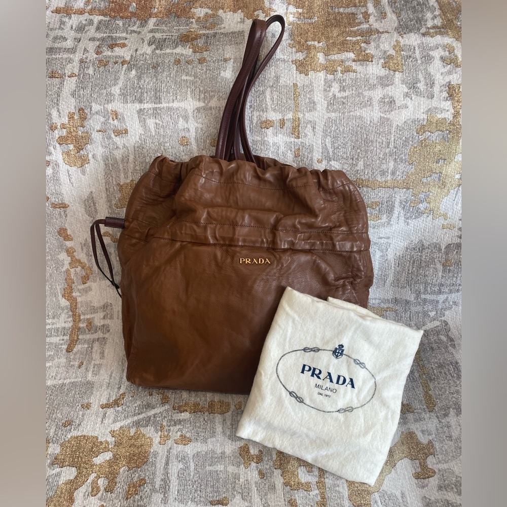 Prada Nappa Antique Drawstring Tote bag